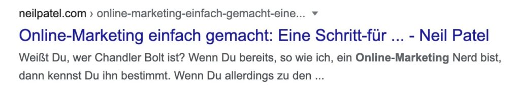 SEO-Lexikon: SERP-Titel-Tag