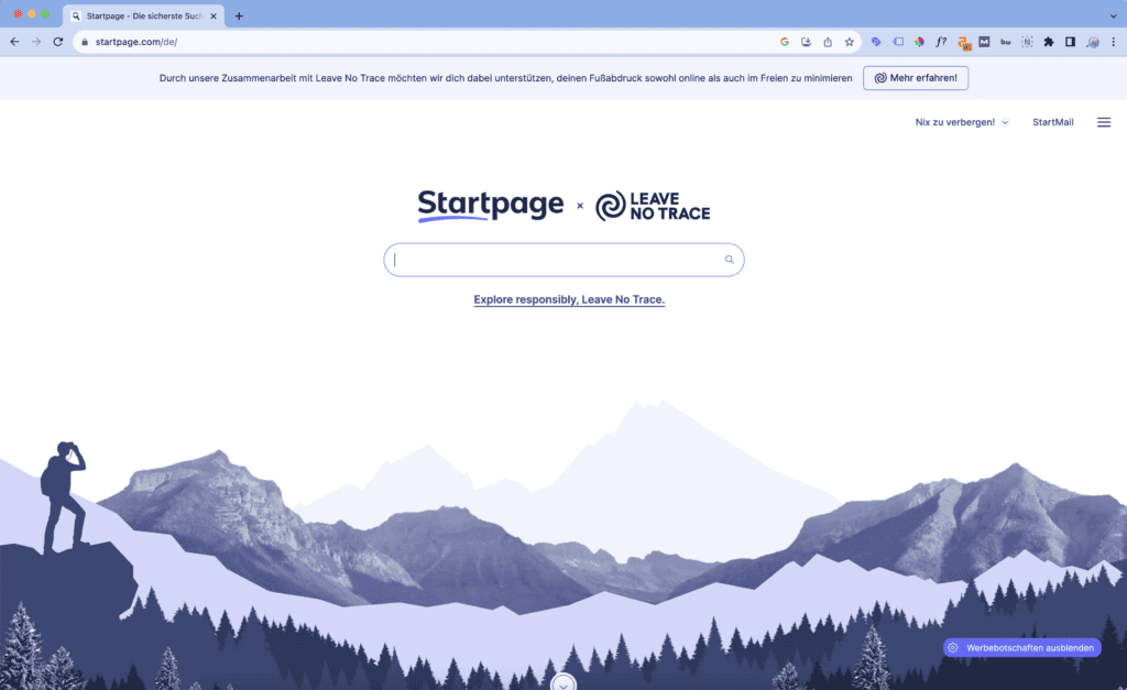 Suchmaschine StartPage