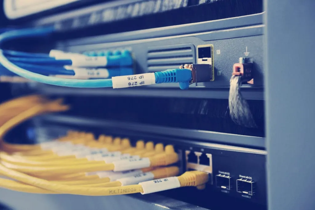 Netzwerk-Serverraum